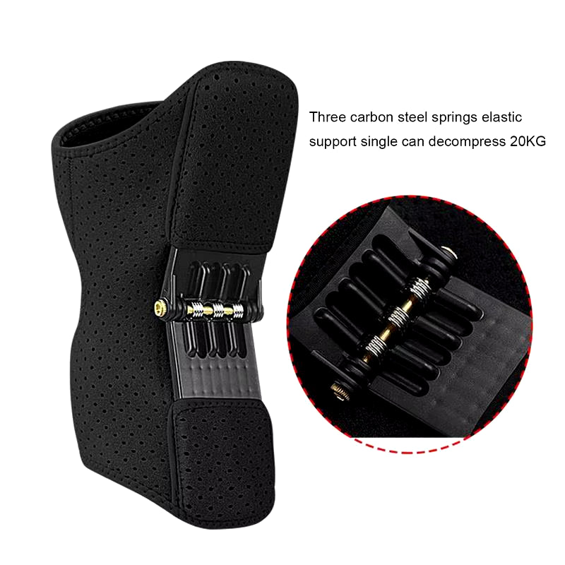 Joint Support Knee Pads Breathable Non-Slip Lift Knee Pads Care Powerful Rebound Spring Force Knee Booster Loaded Knees Brace