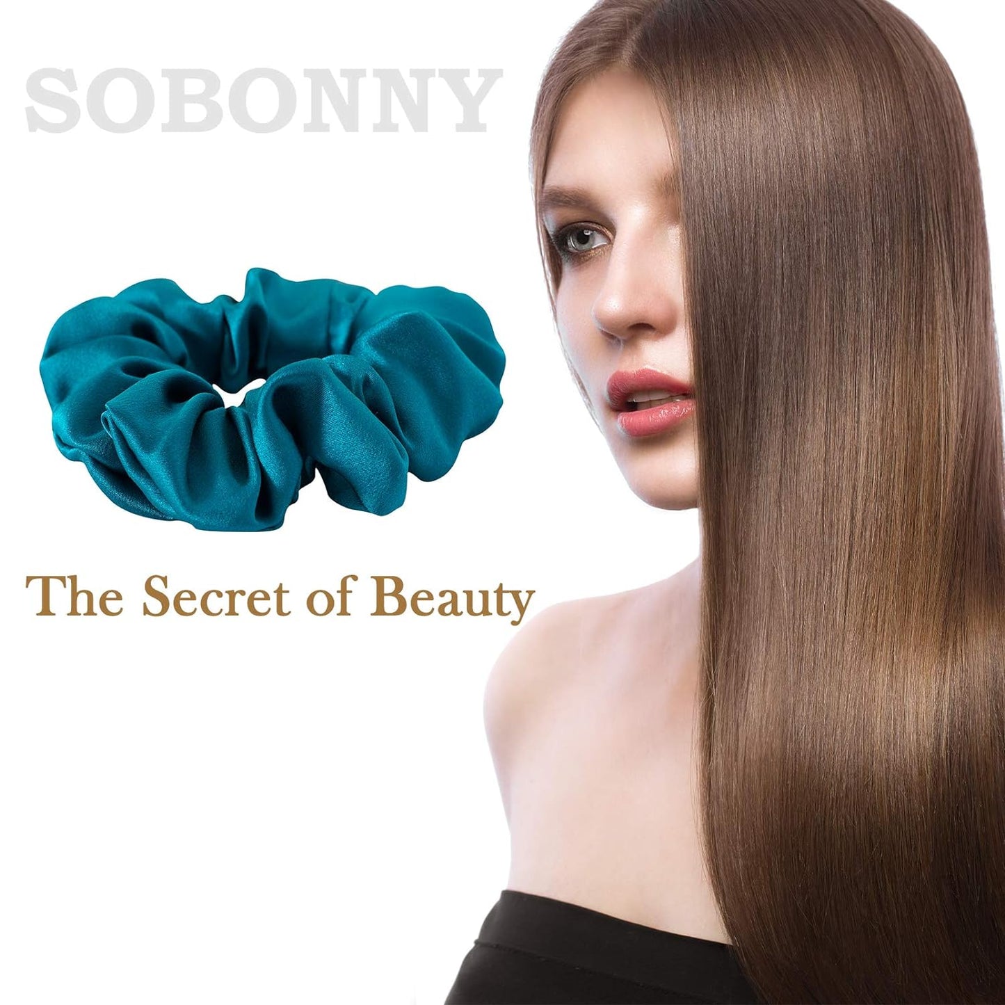 Premium 100% mulberry silk scrunchies 