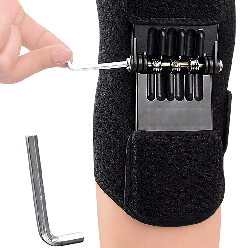 Joint Support Knee Pads Breathable Non-Slip Lift Knee Pads Care Powerful Rebound Spring Force Knee Booster Loaded Knees Brace