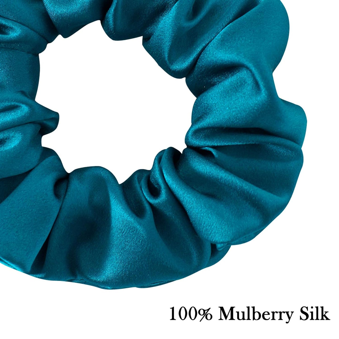 Premium 100% mulberry silk scrunchies 