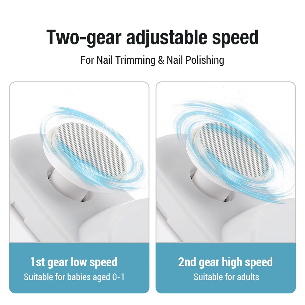 Electric Nail Clipper Grinding and Polishing 2 in 1